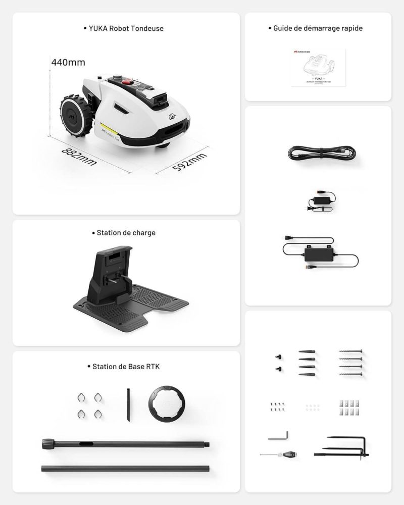 YUKA 1500 Robot Tondeuse - immagine 3