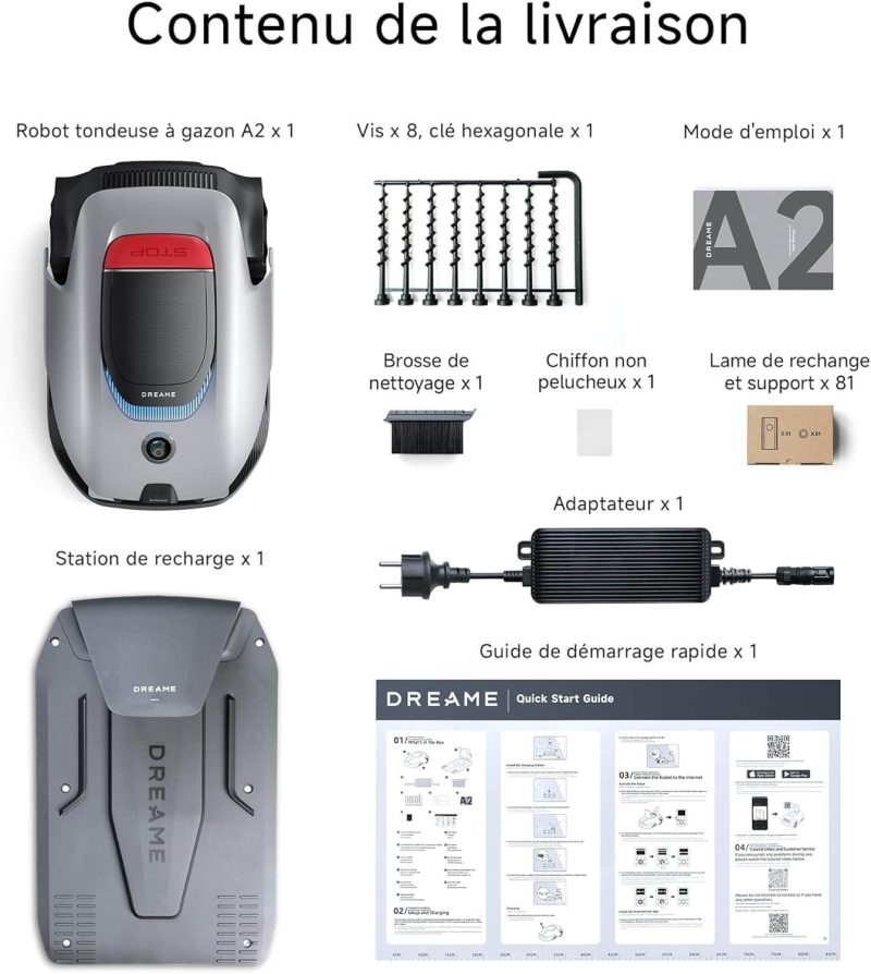 DREAME A2 Robot Tondeuse - immagine 3